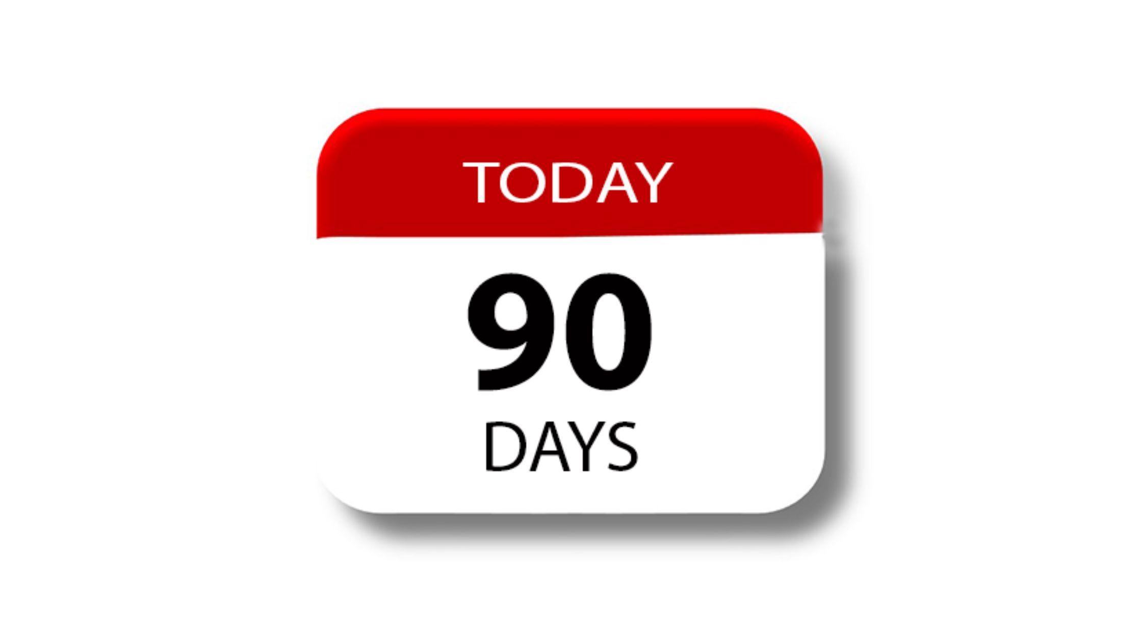 90 days from today